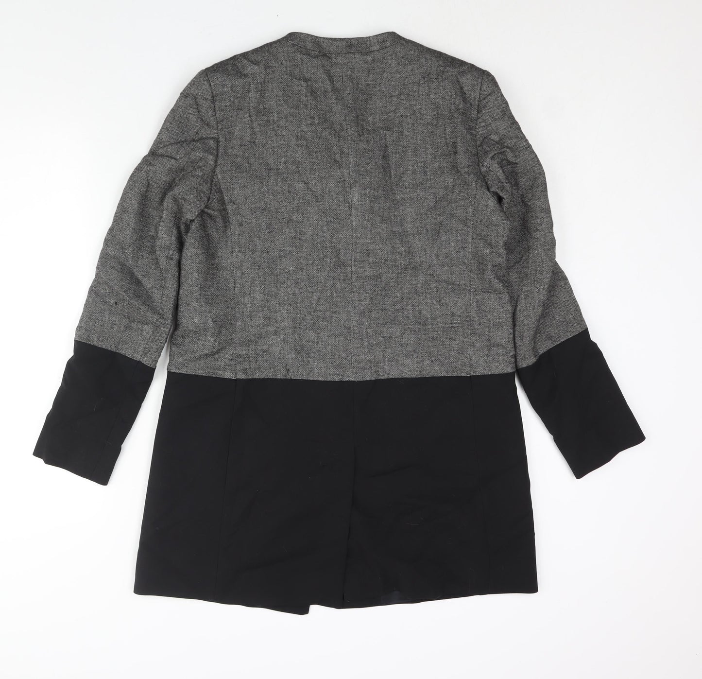 Womens UK Size 12 French Connection Grey Overcoat