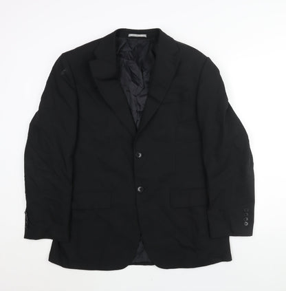 Mens UK Size 40 NEXT Regular Black Suit Jacket