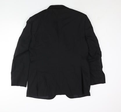 Mens UK Size 40 NEXT Regular Black Suit Jacket
