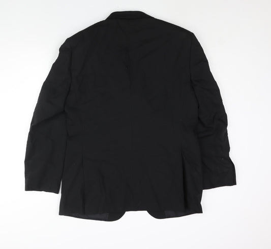Mens UK Size 40 NEXT Regular Black Suit Jacket