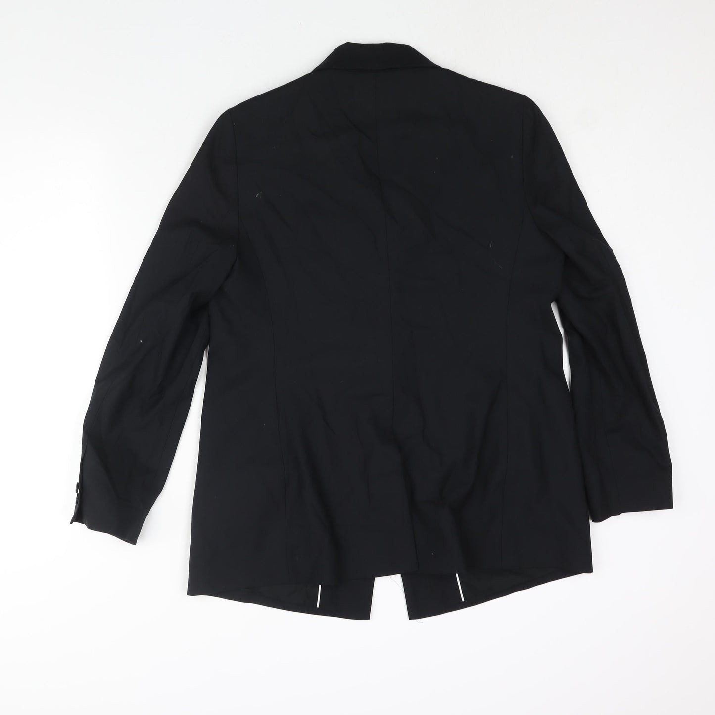 Autograph Womens Black Polyester Jacket Suit Jacket Size 14