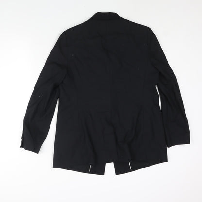 Autograph Womens Black Polyester Jacket Suit Jacket Size 14