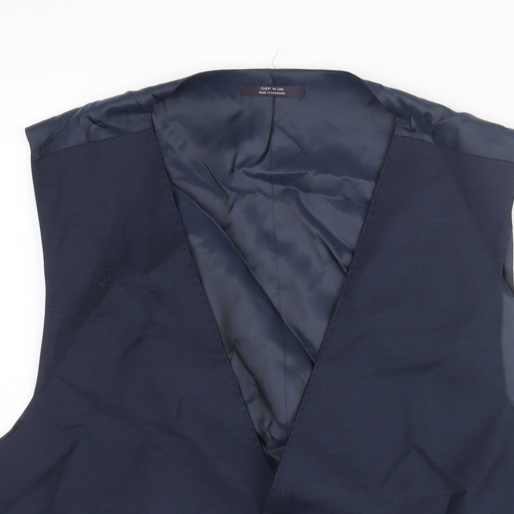 Mens UK Size 44 Marks and Spencer Regular Blue Suit Jacket