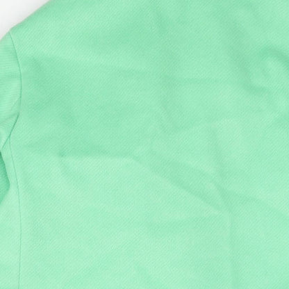 Womens UK Size 12 Marks and Spencer Green Overcoat