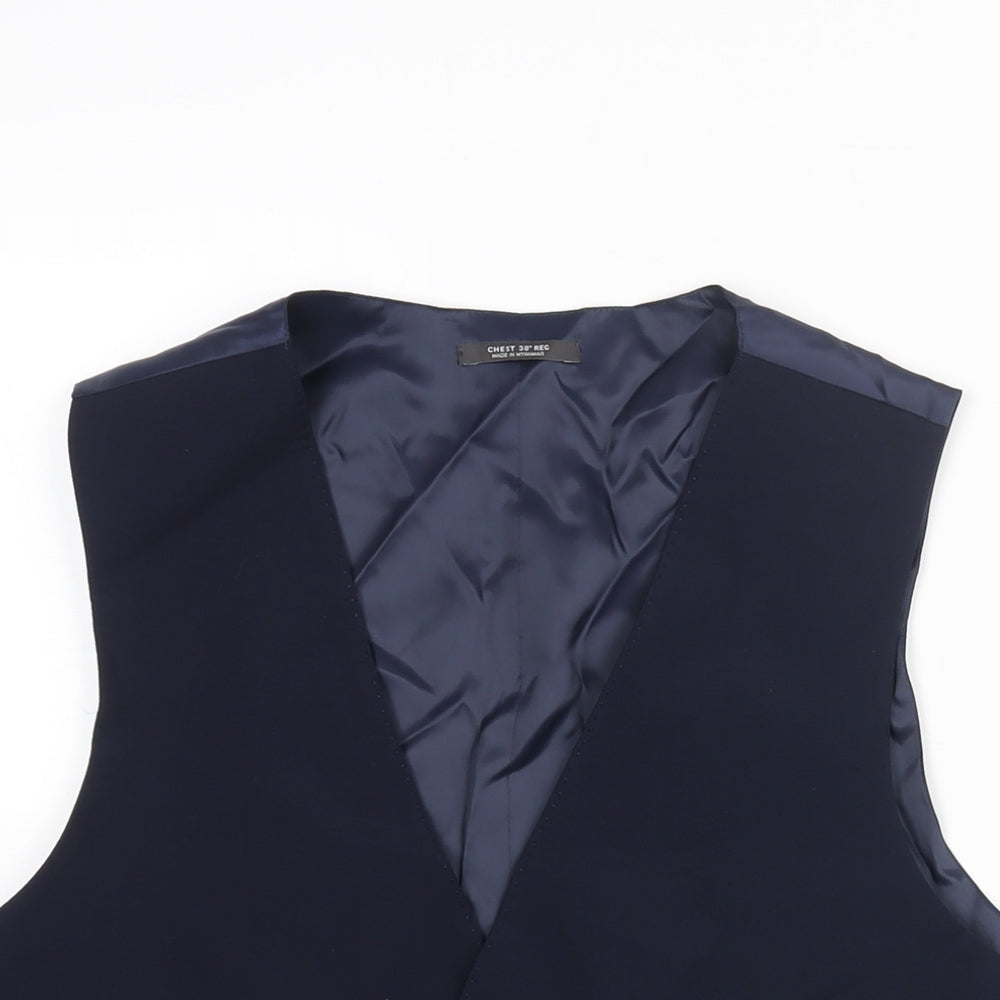 Mens UK Size 38 Marks and Spencer Regular Blue Suit Jacket