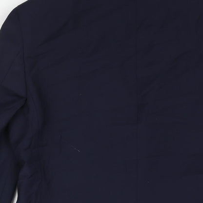 Mens UK Size 38 Marks and Spencer Regular Blue Suit Jacket