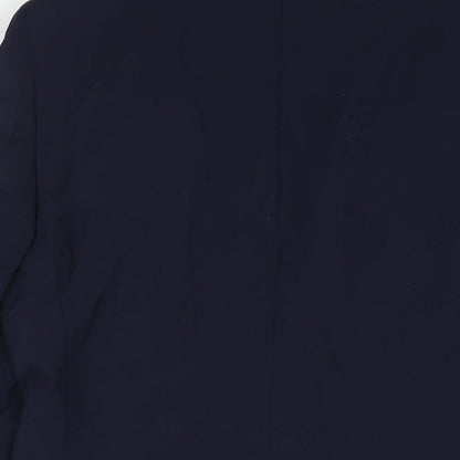 Marks and Spencer Mens Blue Wool Jacket Suit Jacket Size 38 Regular