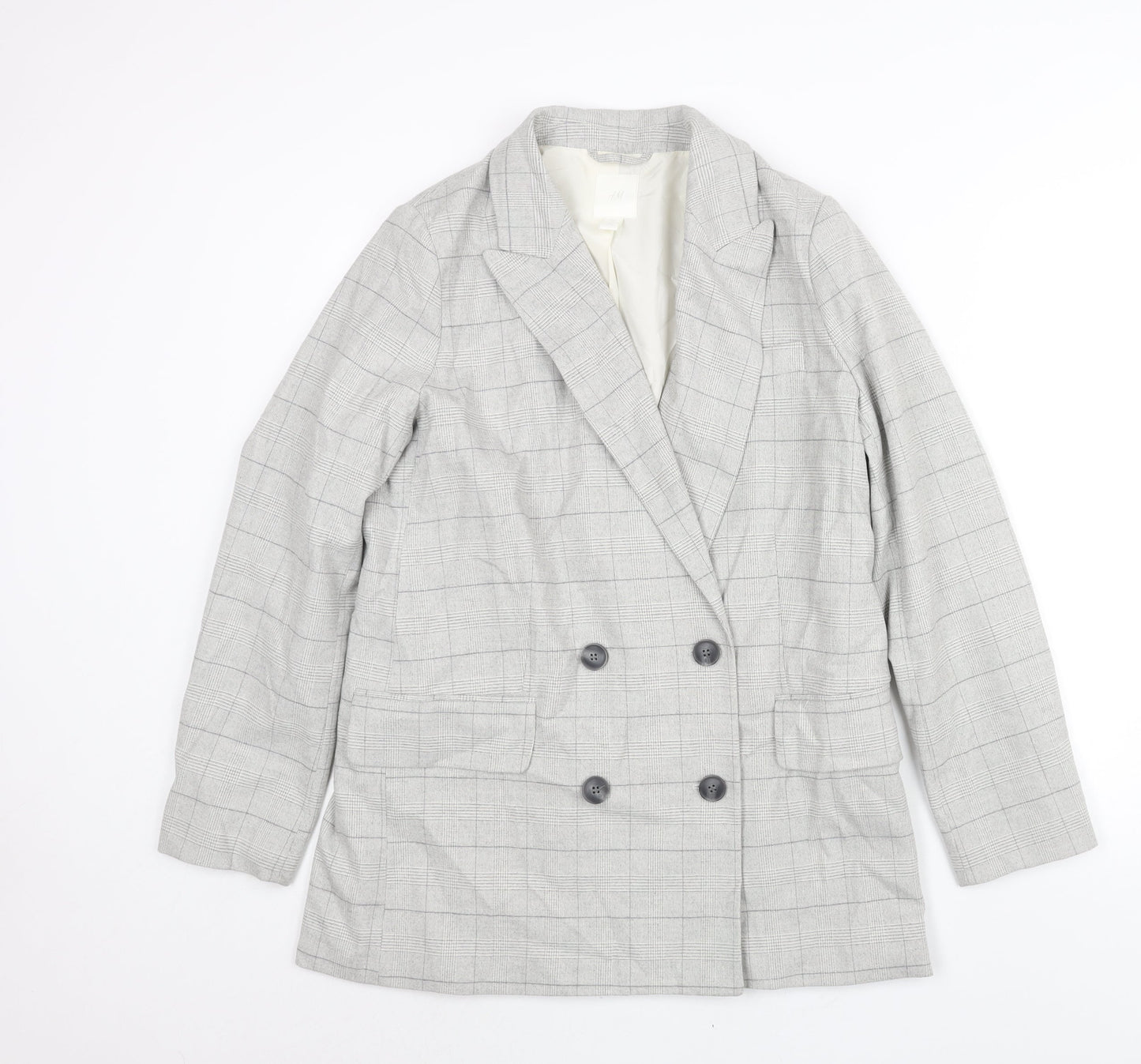 Womens UK Size M H&M Regular Green Suit Jacket