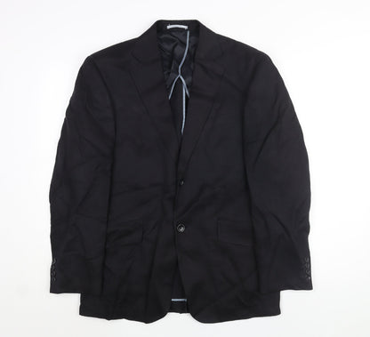 Mens UK Size 38 John Lewis Regular Black Suit Jacket