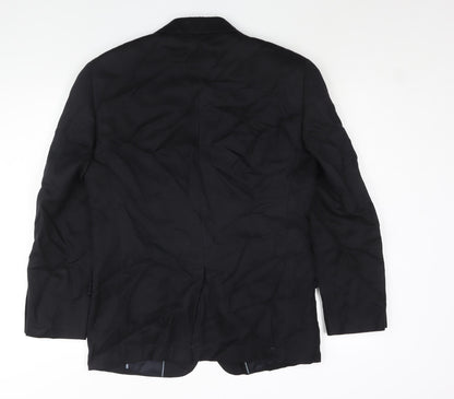 Mens UK Size 38 John Lewis Regular Black Suit Jacket