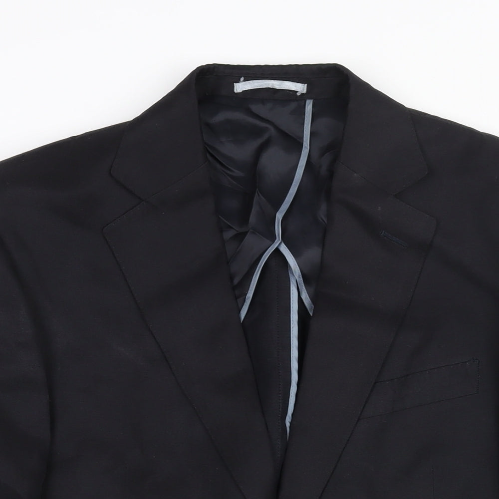 Mens UK Size 38 John Lewis Regular Black Suit Jacket