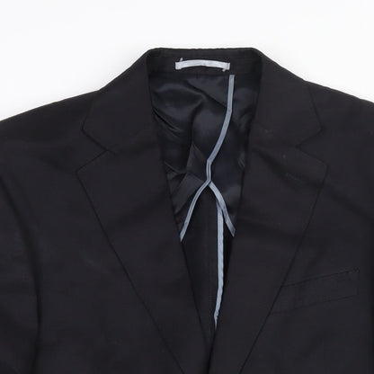 Mens UK Size 38 John Lewis Regular Black Suit Jacket