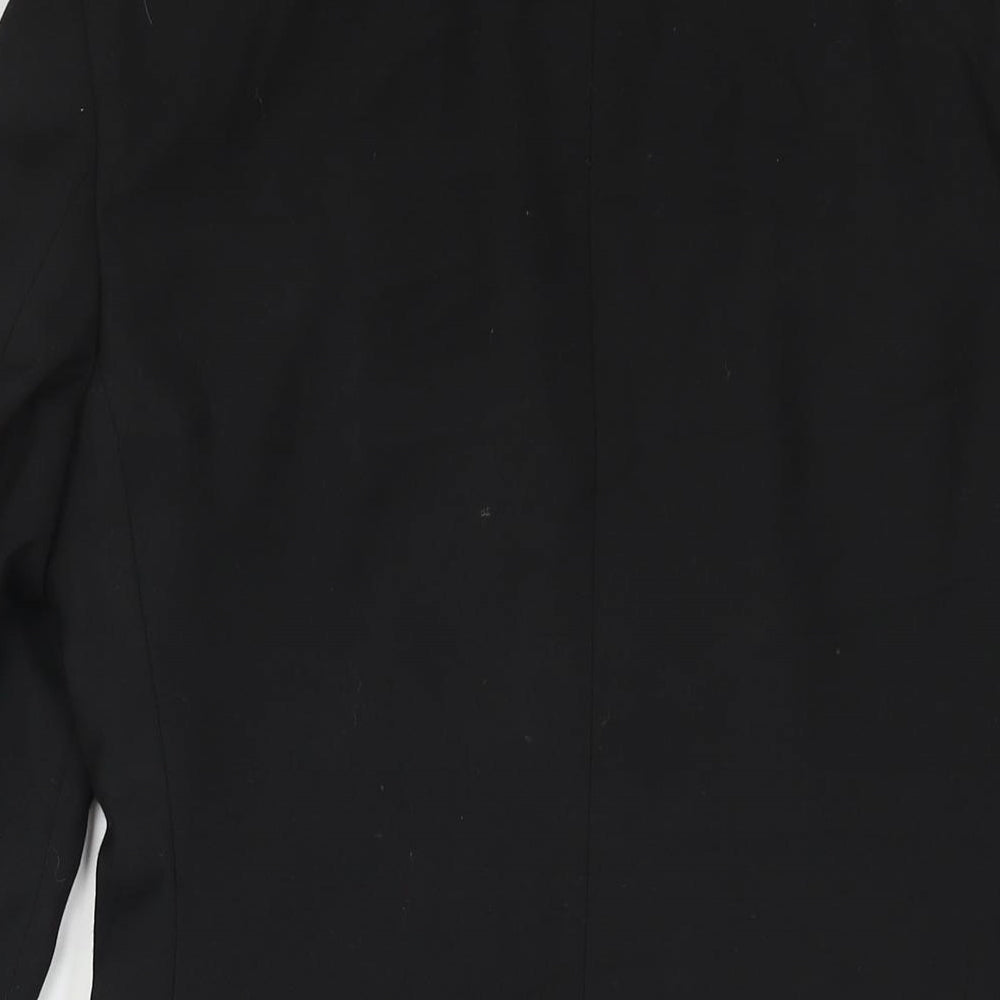 Mens UK Size 34 Topman Regular Black Suit Jacket