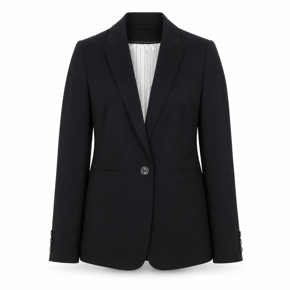 Womens UK Size 10 Marks and Spencer Regular Black Suit Jacket
