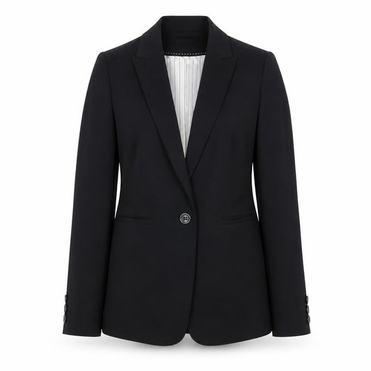 Womens UK Size 10 Marks and Spencer Regular Black Suit Jacket