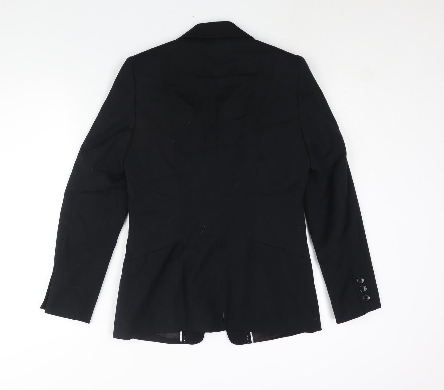 Marks and Spencer Womens Black Polyester Jacket Suit Jacket Size 10