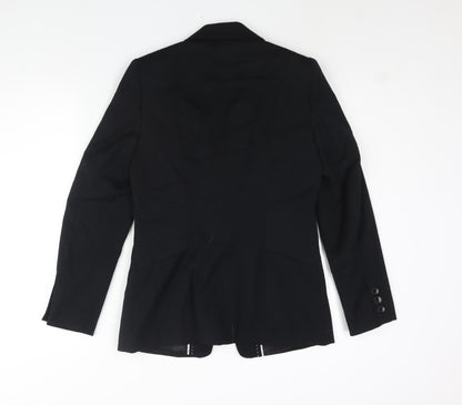 Marks and Spencer Womens Black Polyester Jacket Suit Jacket Size 10