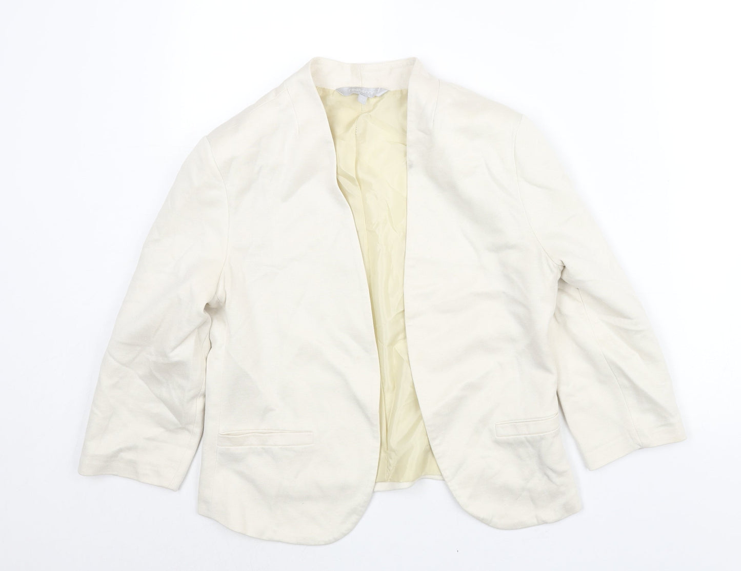 Womens UK Size 14 Red Herring Ivory Jacket