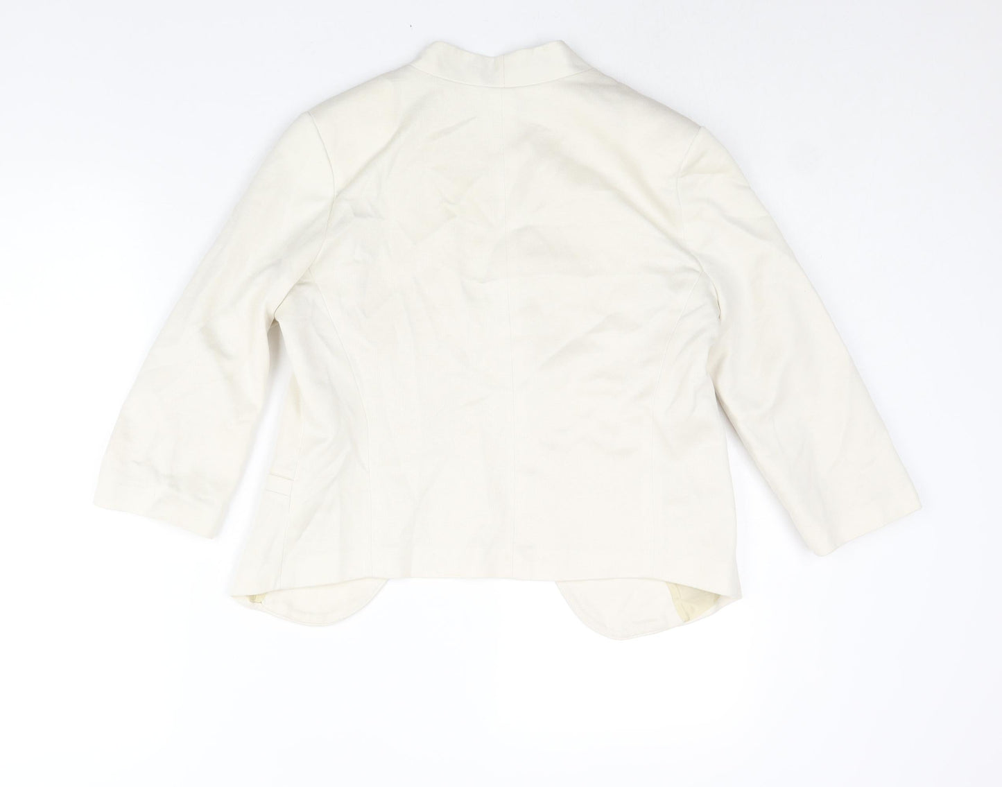 Womens UK Size 14 Red Herring Ivory Jacket