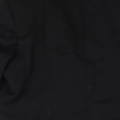 St Michael Womens Black Wool Jacket Suit Jacket Size 14