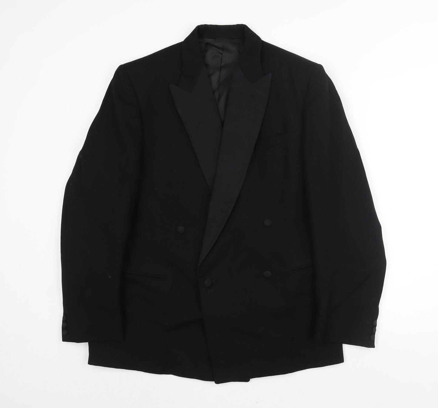 Mens UK Size 38 John Collier Regular Black Suit Tuxedo