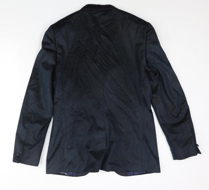 Mens UK Size 38 Harry Brown Regular Blue Suit Jacket