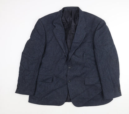 Mens UK Size 46 Debenhams Regular Blue Suit Jacket