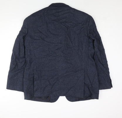 Mens UK Size 46 Debenhams Regular Blue Suit Jacket