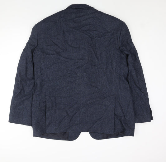 Mens UK Size 46 Debenhams Regular Blue Suit Jacket