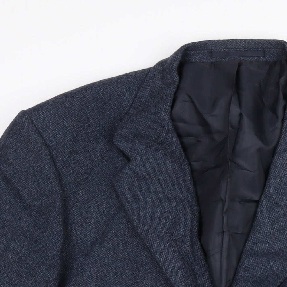 Mens UK Size 46 Debenhams Regular Blue Suit Jacket
