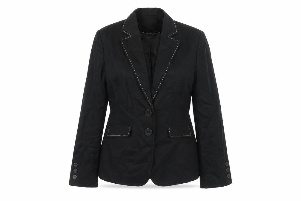 Womens UK Size 10 Debenhams Regular Black Suit Jacket