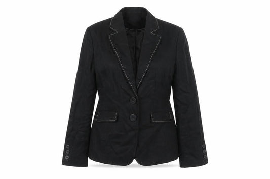 Womens UK Size 10 Debenhams Regular Black Suit Jacket