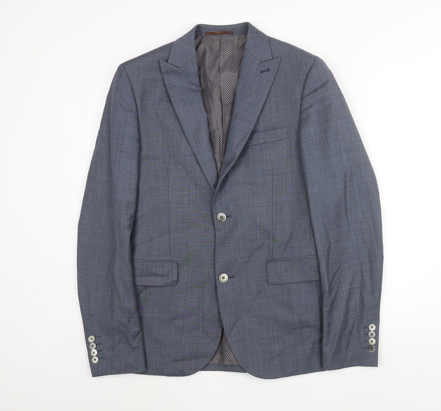 Mens UK Size 38 NEXT Regular Blue Suit Jacket