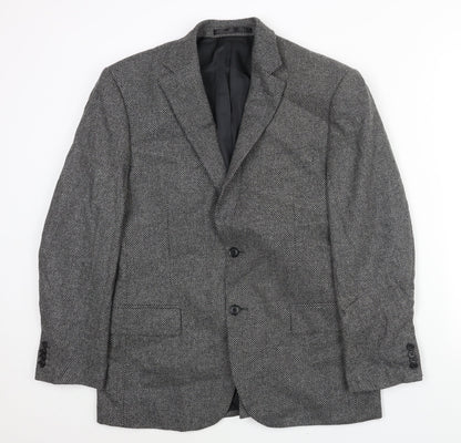 Mens UK Size 38 Marks and Spencer Regular Grey Suit Jacket