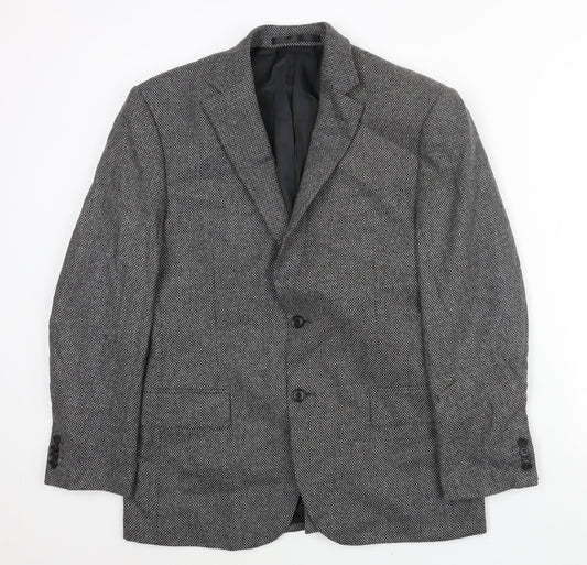 Mens UK Size 38 Marks and Spencer Regular Grey Suit Jacket