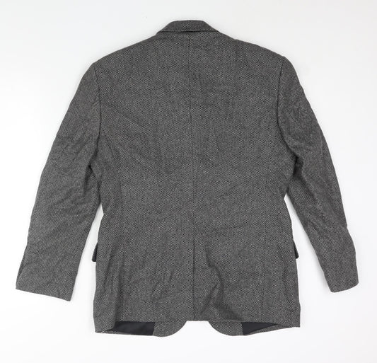 Mens UK Size 38 Marks and Spencer Regular Grey Suit Jacket