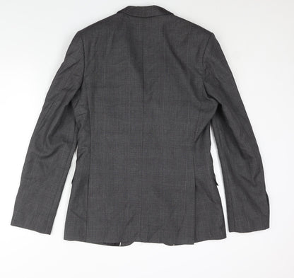 Mens UK Size 38 Limehaus Regular Grey Suit Jacket