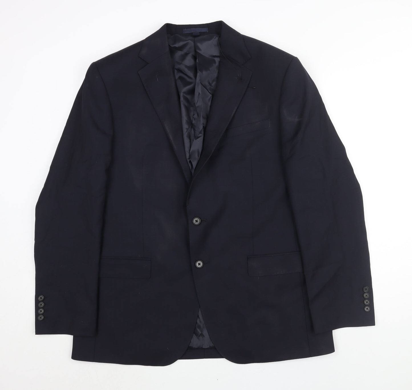 Mens UK Size 42 Marks and Spencer Regular Blue Suit Jacket