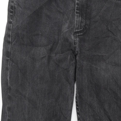 Mens UK Size 32 in Burton Slim Fit Straight Grey Jeans