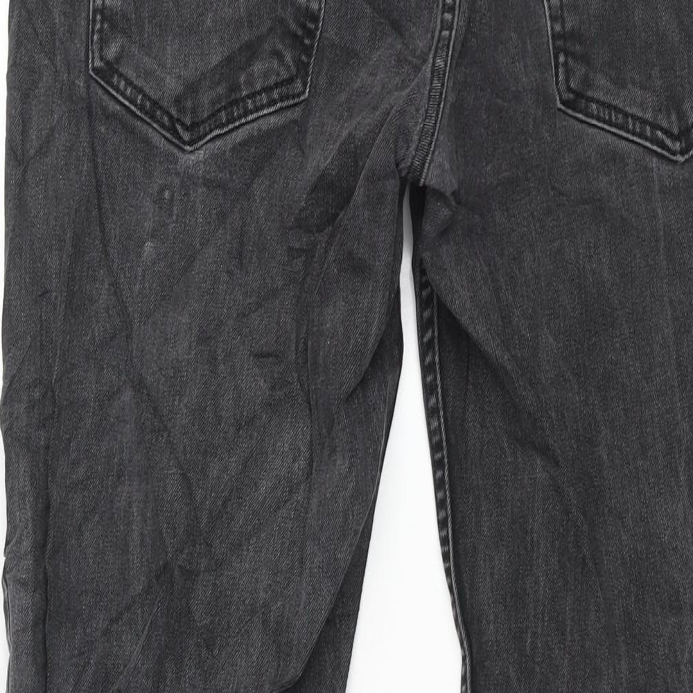 Mens UK Size 32 in Burton Slim Fit Straight Grey Jeans