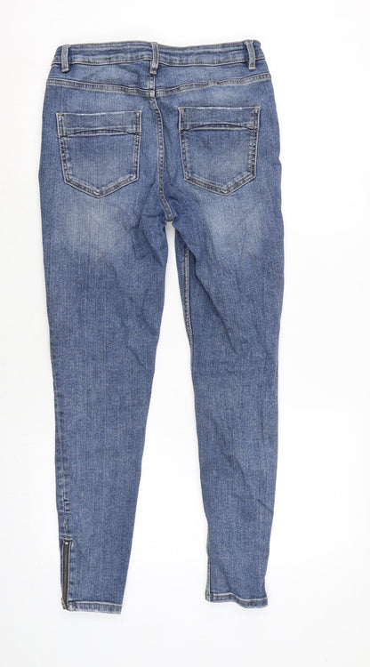 Womens UK Size 10 Marks and Spencer Regular Fit Skinny Blue Jeans