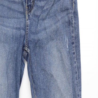 Womens UK Size 10 Marks and Spencer Regular Fit Skinny Blue Jeans