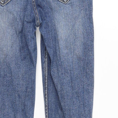 Womens UK Size 10 Marks and Spencer Regular Fit Skinny Blue Jeans