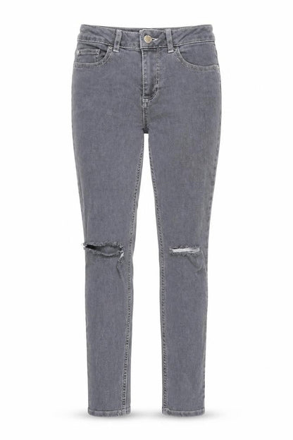 Womens UK Size 6 Miss Selfridge Regular Fit Tapered Grey Jeans