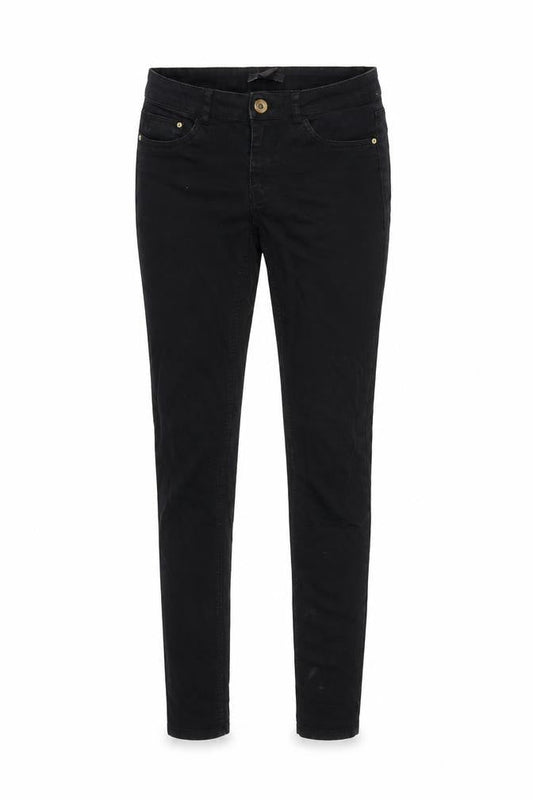 Womens UK Size 6 H&M Regular Fit Tapered Black Jeans