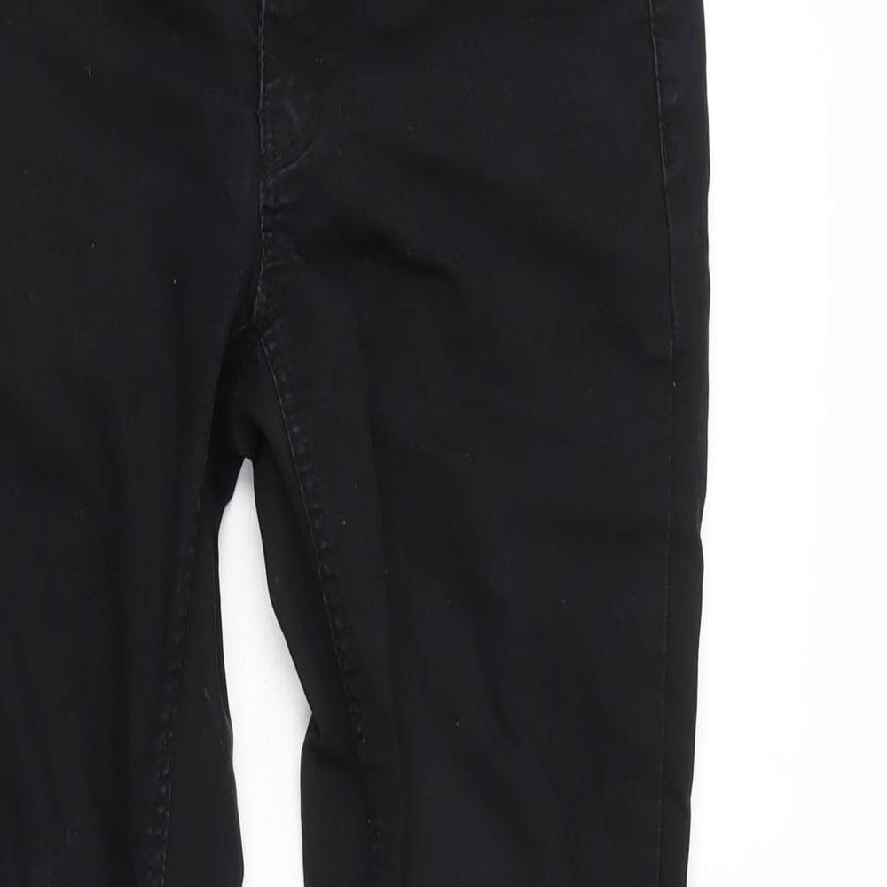 Womens UK Size 6 H&M Regular Fit Tapered Black Jeans