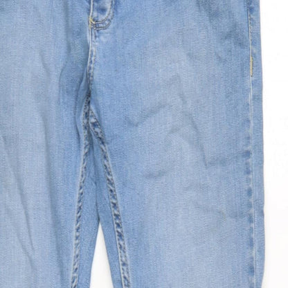 Mens UK Size 32 in Topman Regular Fit Flared Blue Jeans