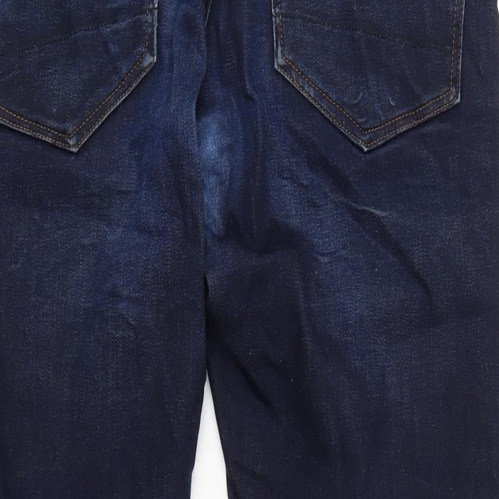 Mens UK Size 34 in Raw 3301 Regular Fit Tapered Blue Jeans