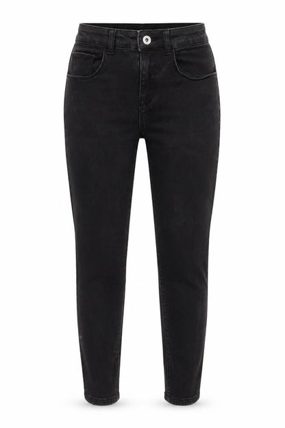 Collusion Womens Black Cotton Blend Skinny Jeans Size 8 L20 in Regular Zip