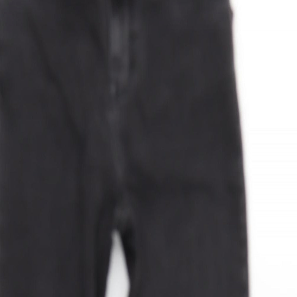 COLLUSION Womens Grey Cotton Blend Straight Jeans Size 24 in L30 in Regular Zip